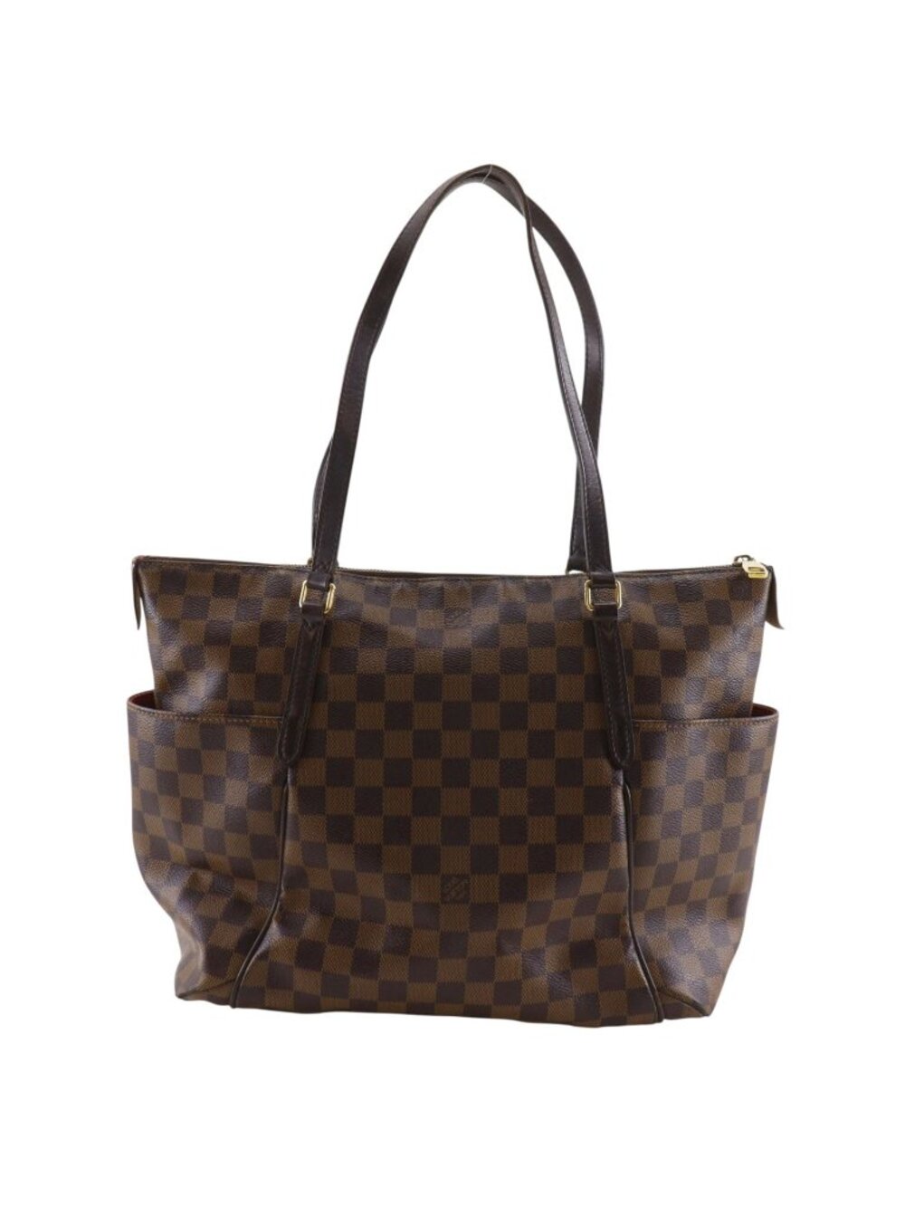 Louis Vuitton Totally MM Damier Canvas Brown Tote Bag